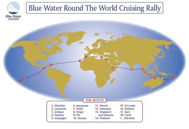 Blue Water Rally Route copy © SW